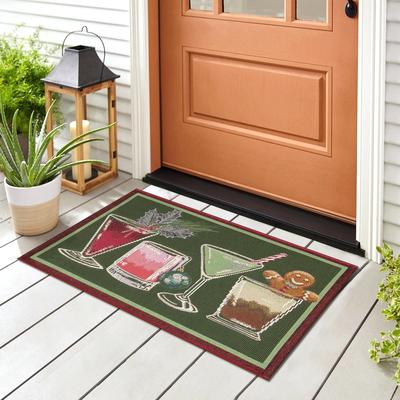 Liora Manne Esencia Let's Get Jolly Indoor/Outdoor Mat
