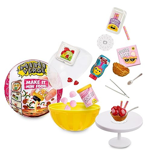 MGA Miniverse Series 2 Make It Mini Food Diner DIY Speelset met UV-licht en ingrediënten replica's