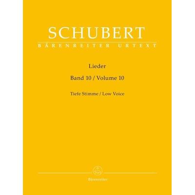 Schubert, F: Lieder, Band 10 für tiefe Stimme -