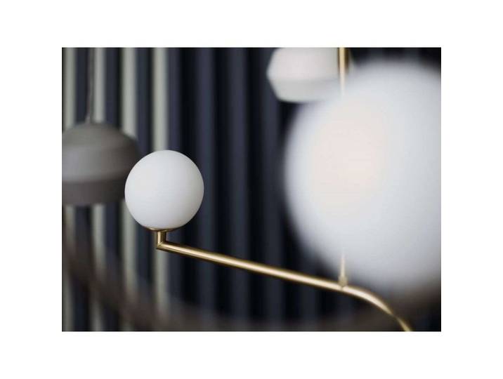 Mobil 100 Pendelleuchte Brass/Opal - Pholc - Wohnzimmer - Metall