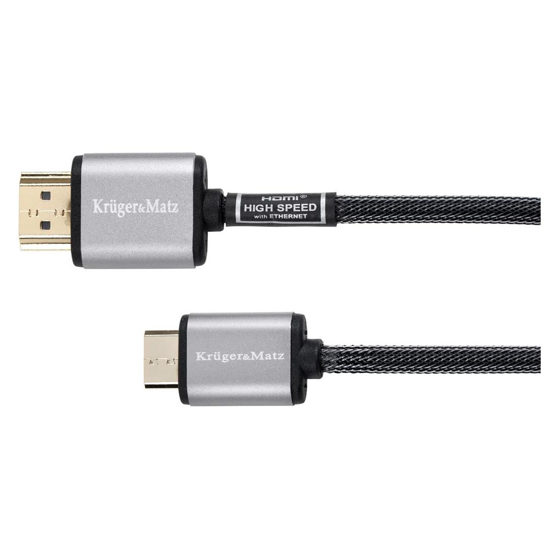 Krüger&Matz HDMI - miniHDMI-Kabel (A-C) 1,8 m (1.80 m) (KM0325)