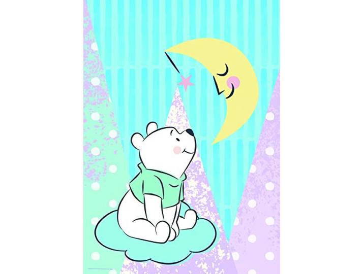 Komar Poster d'Art Mural\, 50cm x 70cm\, Winnie Pooh Moon