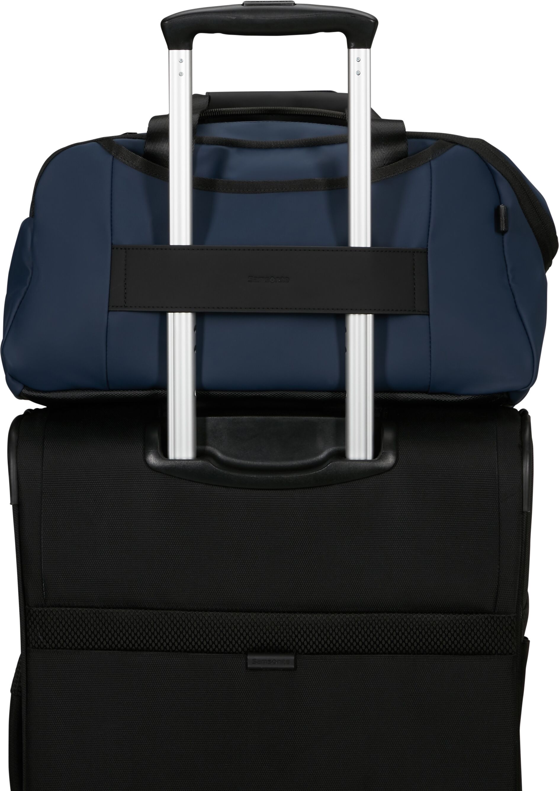 Reiserucksack SAMSONITE "GLAM-GO Underseater", Damen, Gr. B/H/T: 40cm x 20cm x 25cm, blau (blau nights), Polyester, Rucksäcke Reiserucksack, Rucksack Reisetasche Duffle blau nights B/H/T: 40cm x 20cm x 25cm