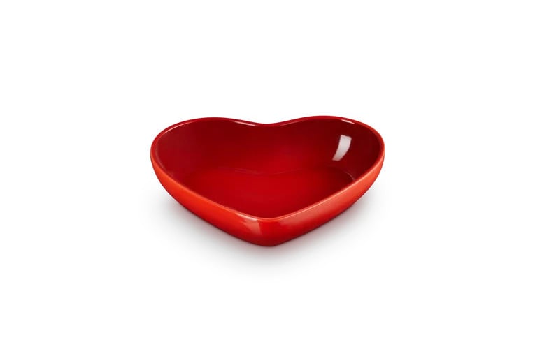 Le Creuset Schaal Hart Kersenrood 20 cm