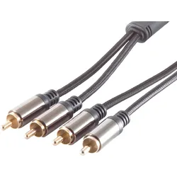SHVP B20-41255 - PRO Serie II Audio Stereo Cinch Kabel, 2,5m