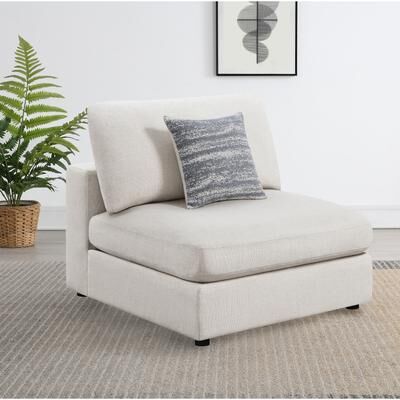 Coaster Serene Upholstered Armless Chair