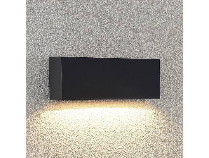 LED Aussenwandleuchte Jarte Lindby, schwarz, Kunststoff, Modern, LED Wandleuchte außen