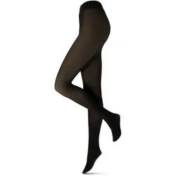 Tchibo - Gefütterte Feinstrumpfhose in transparenter Optik - Damen - Gr. S - schwarz