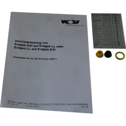 Wolf Umrüstsatz Erdgas E - Ergas LL 8610612 und umgekehrt, für CGB-11