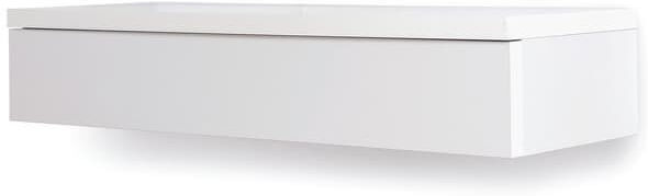 Latitude Run Navene Floating Desk White