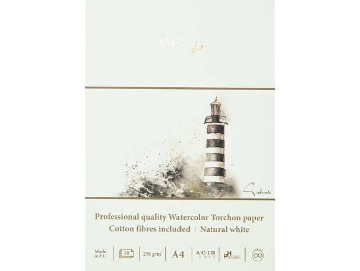 SMLT SMLT Aquarelblok Professional A4 250gr 10 vel