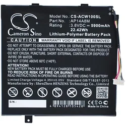Battery for Acer A3-A20FHD etc, Notebook Akku