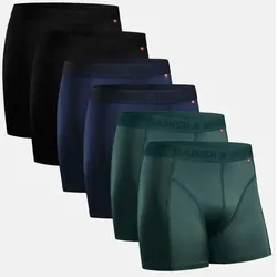 SPORTS TRUNKS - 6-Pack - Schwarz | Blau | Grün - XL