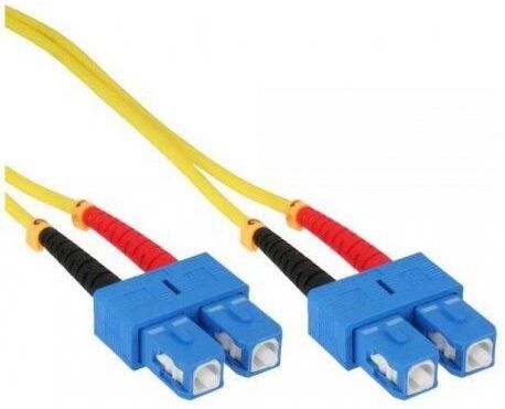 Mercodan Fibre Optic Patch Cable SC-SC OS2 Singlemode Duplex 9/125µm 3m - Yellow (40400124)