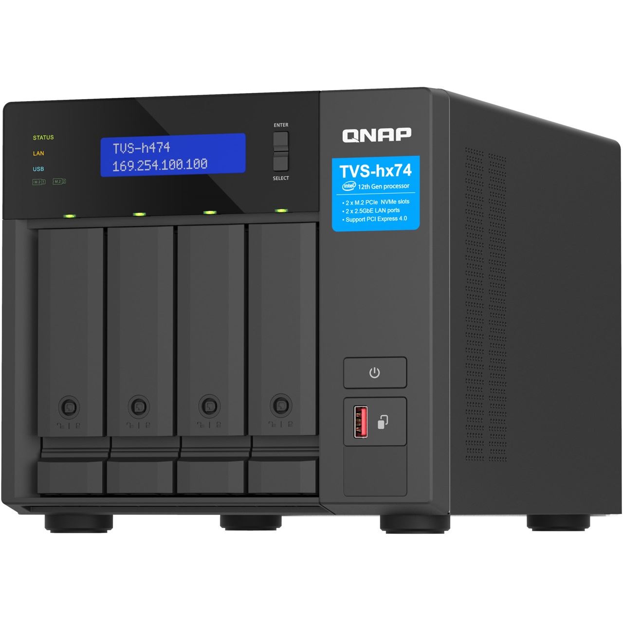 Qnap NAS TVS-h474-i3-8G