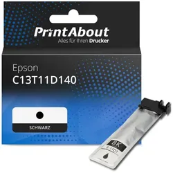 Druckerpatrone kompatibel mit Epson C13T11D140 - Schwarz - Hohe Kapazität