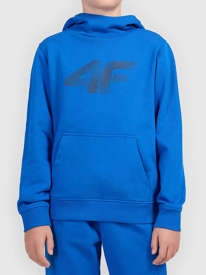 4F Hoodie in Blau - 128