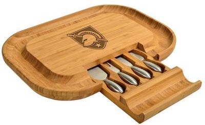 Picnic at Ascot NCAA Army Black knights Bamboo Cheese & Charcuterie Board