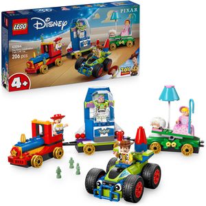 LEGO Disney 43264 Partyzug und das Auto RC aus Toy Story, ab 4 Jahre, 206 Teile