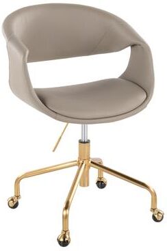 Porch & Den Sauda Upholstered 4-Star Task Chair
