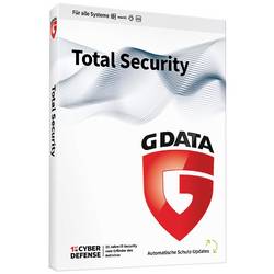 G-Data Total Security Vollversion, 1 Lizenz Windows, Mac, Android, iOS Antivirus, Sicherheits-Software C2003BOX12001GE