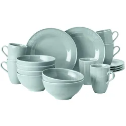 Seltmann, Geschirrset, Beat Color Glaze Frühstücks-Set (18 Stk.)