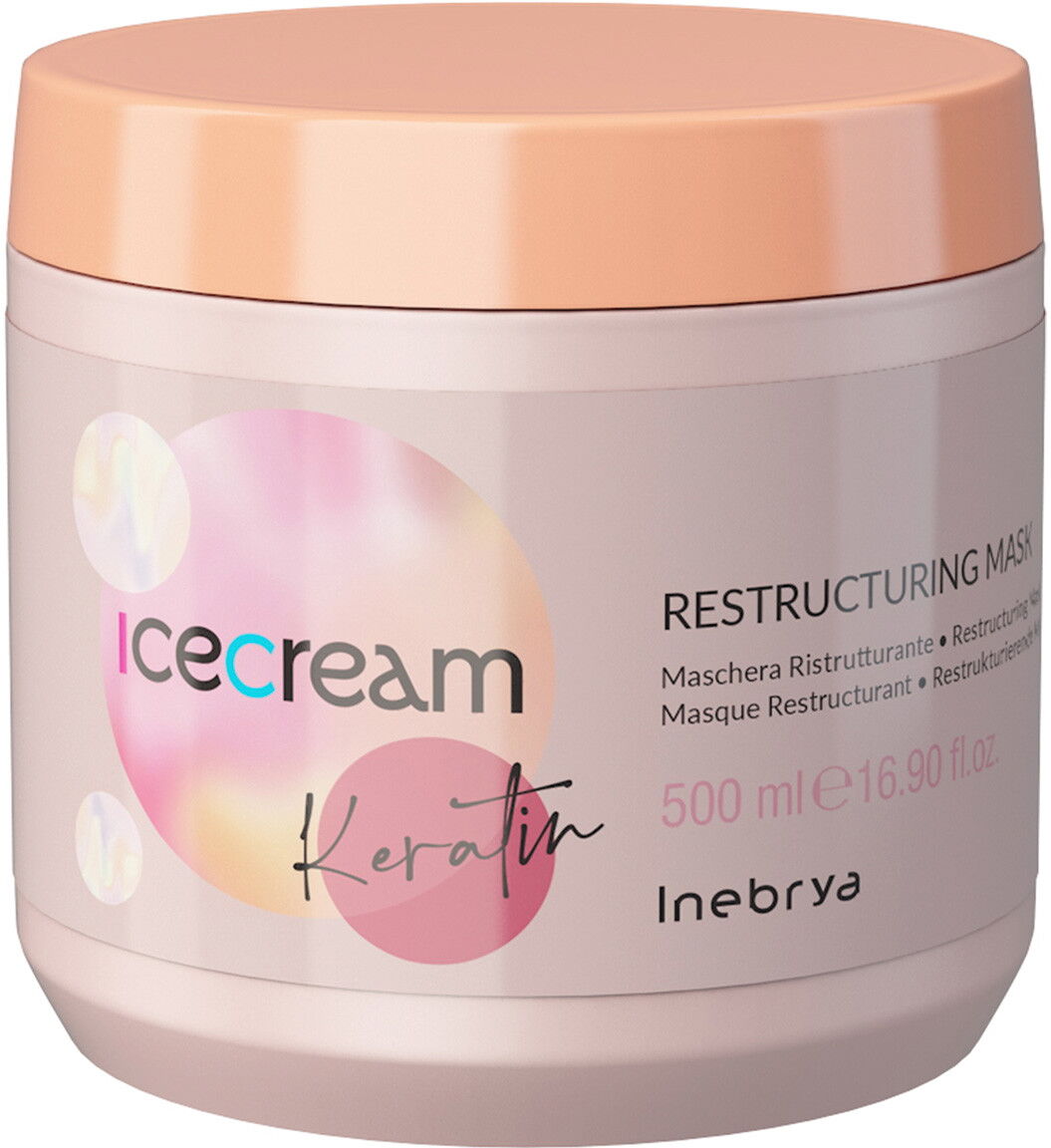 500ml Inebrya Ice Cream Keratin Restructuring Mask