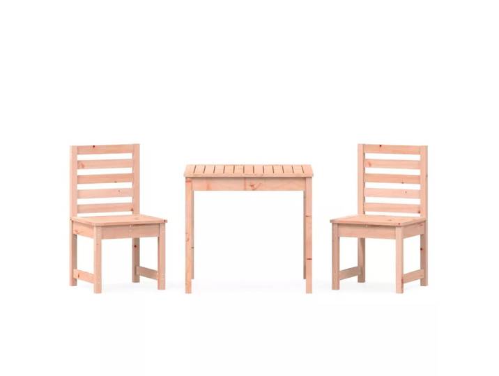 VidaXL - Garten bistro set douglasienholz, One Size, Dusty Rose