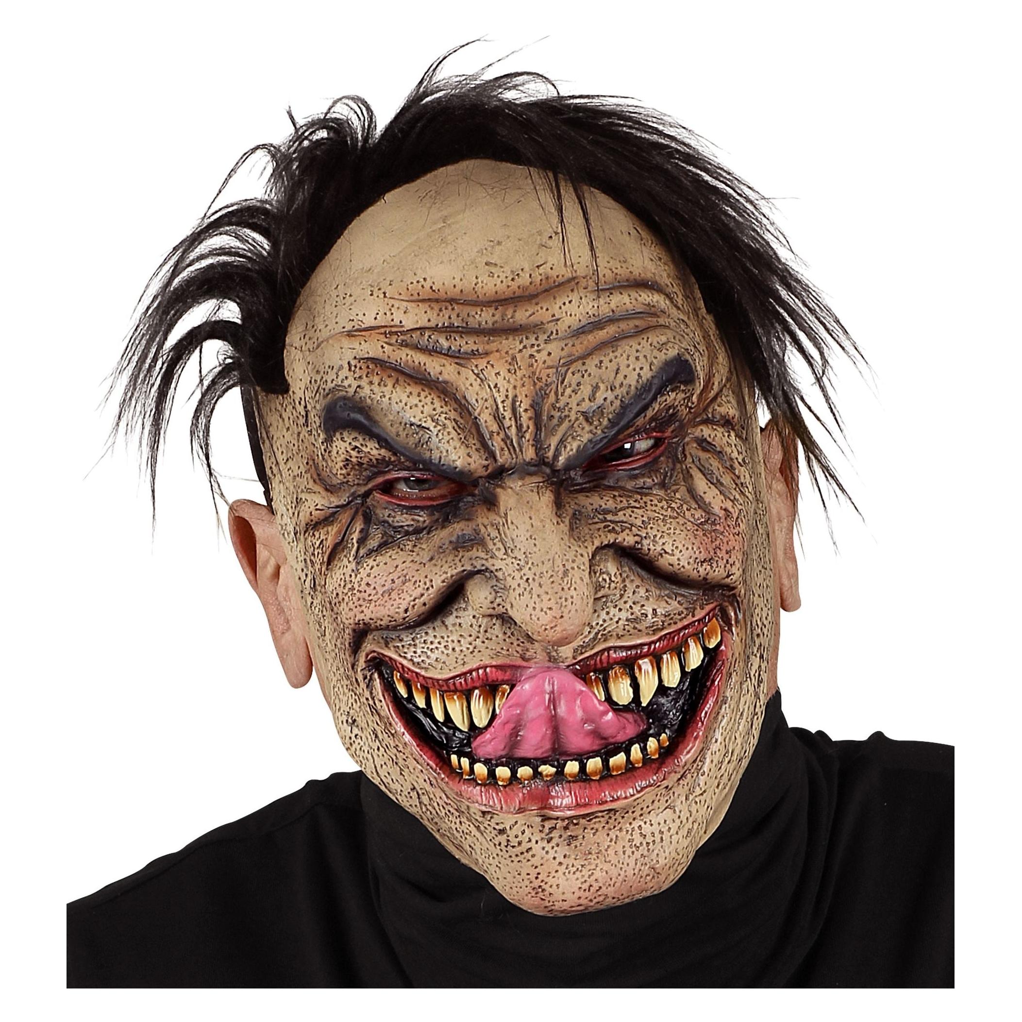 Widmann Verrückter Fremder Halbmaske Mit Haar (2439)