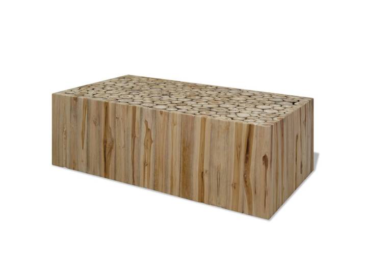 Table Basse Teck Véritable 90x50x30 Cm Vidaxl
