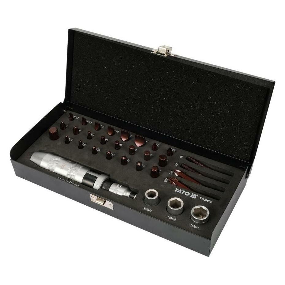 Yato Handschlagschrauber Satz (Hex, Schlitz) (YT-28000)