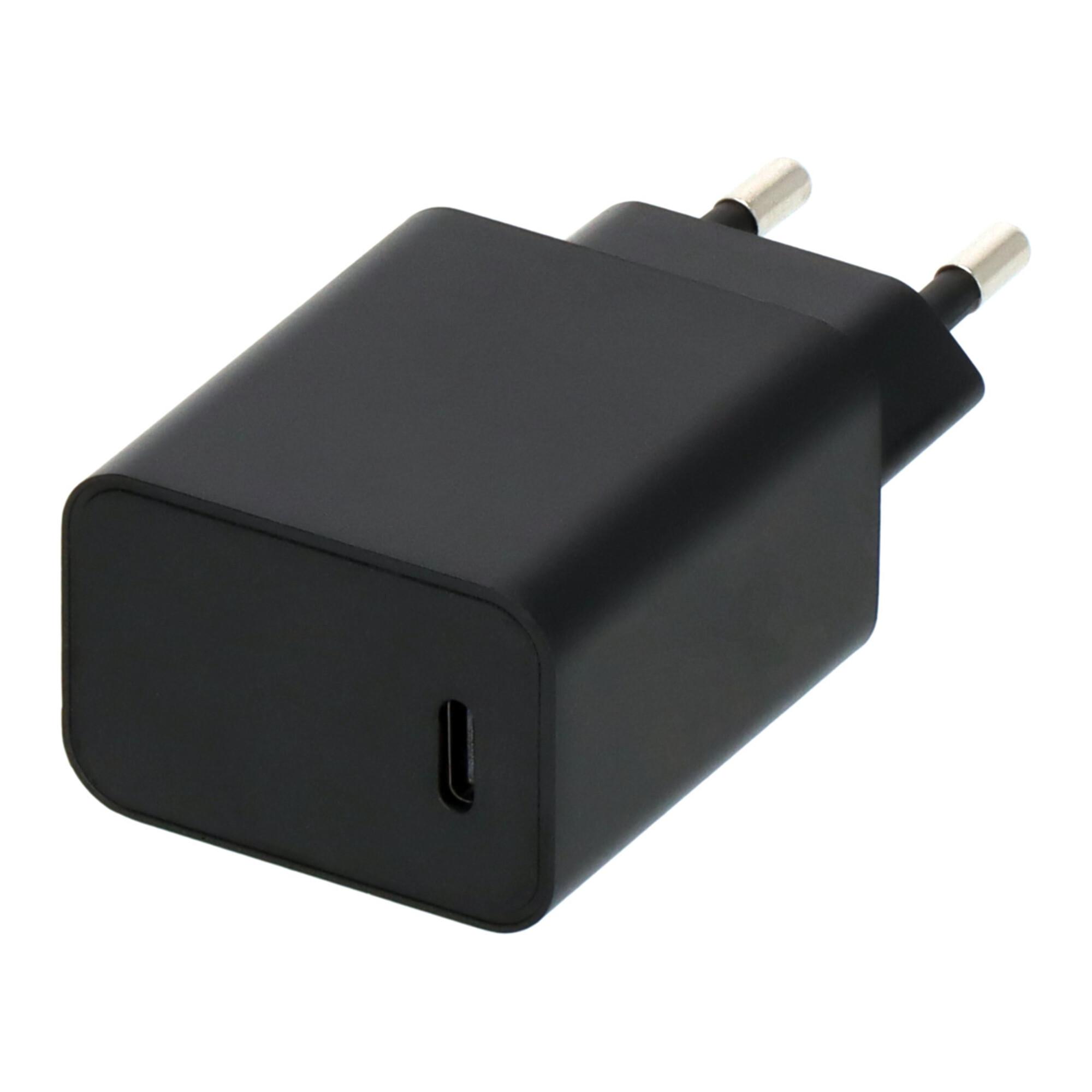 Brennenstuhl USB C Ladegerät 20W Power Delivery (Eurostecker, inklusive 1m USB C auf USB C Kabel, USB C Lade-Netzteil) (1172640083)