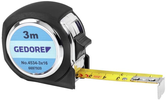 Mètre ruban en acier Gedore 3 m (6697920)