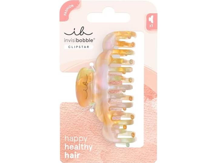Invisibobble Clipstar M Pastel Prism (1 stuk) - Middelgrote haarspeld voor vrouwen - Stijlvolle haarclip met sterke grip - voor knot, banaan en half-up kapsels