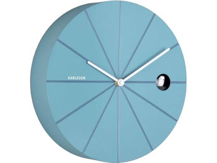 Karlsson Wandklok Destacado Cuckoo - Blauw - 28x28x28cm