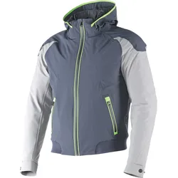 Dainese Paddock, Textiljacke D-Dry - Grau/Hellgrau/Grün - 64
