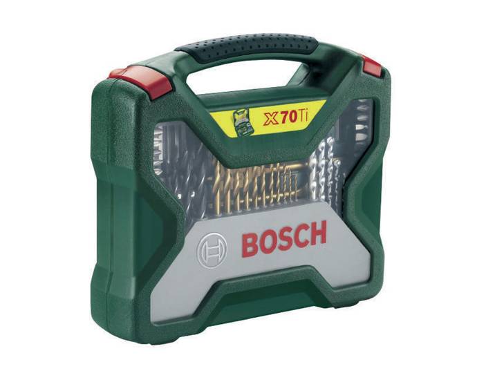 Coffret 70 pièces Bosch pour le perçage et le vissage