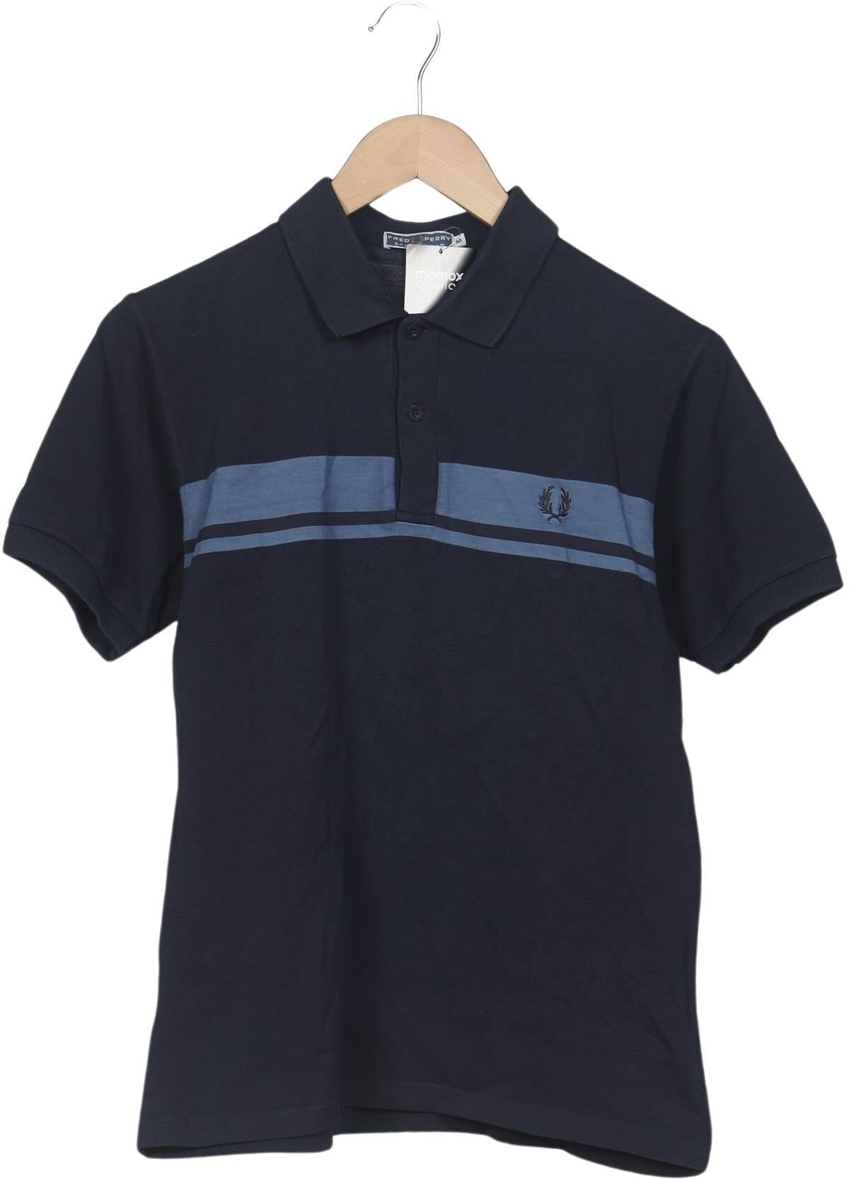 Fred Perry Herren Poloshirt, Marineblau, Gr. M, Baumwolle - Second Hand