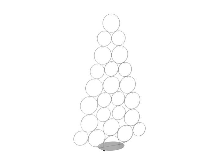 Eglo Dekobaum, Silberfarben, Metall, Weihnachtsbaum, 109 cm, Dekoration, Dekofiguren & Skulpturen, Dekoobjekte