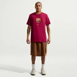 NIKE FC Barcelona Crest T-Shirt Herren 620 - noble red S