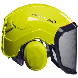 Forstschutzhelm "Integral Forest" grobes Visier G16 - neongelb