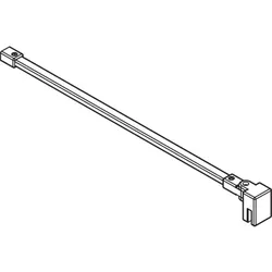 Kermi Liga Stabilisierung ZDSSS90LI1201K 90Grad, Länge 1220mm, silber/mattglanz
