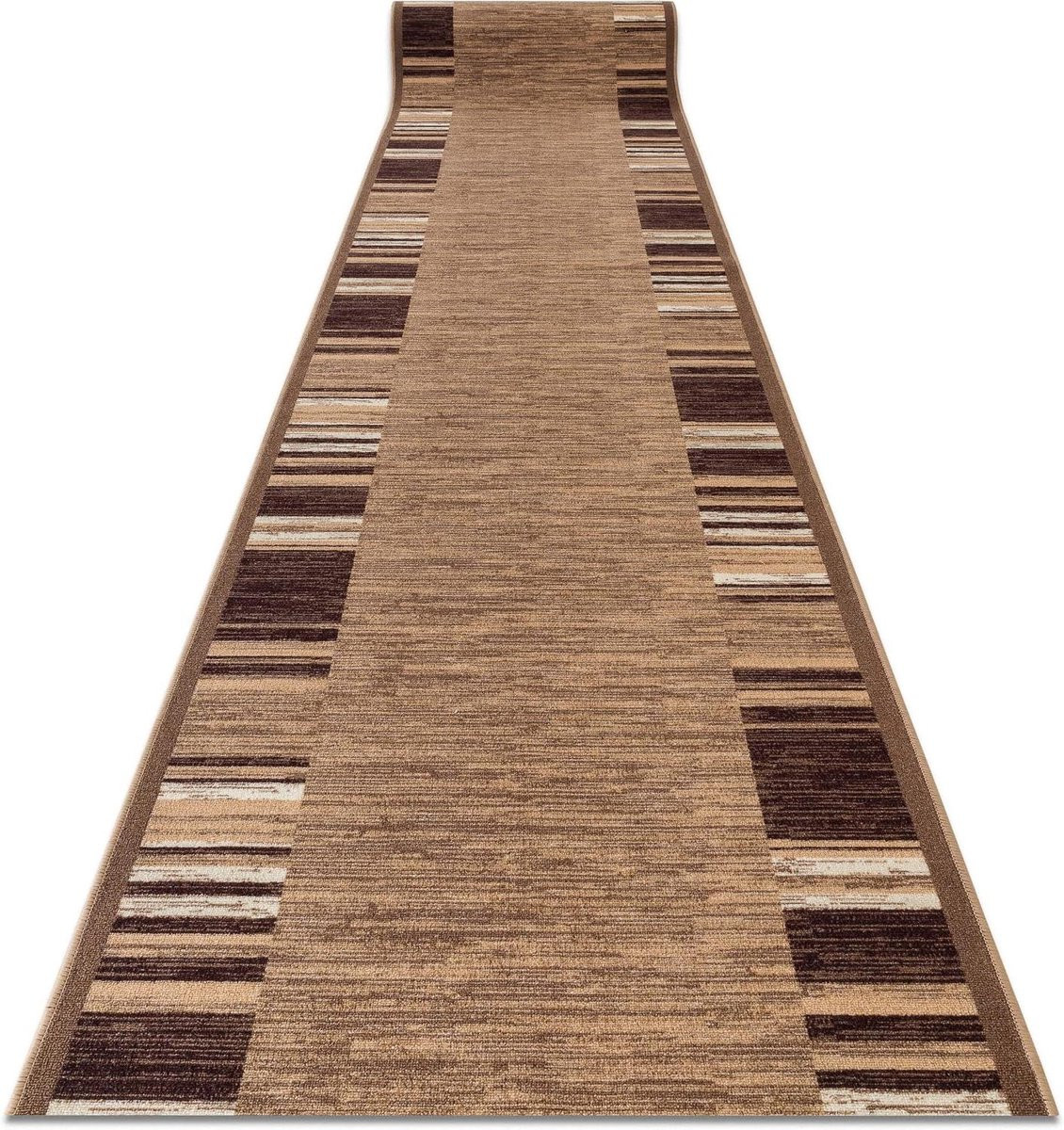 Loper Adagio Gangkleed Tapijt Beige Gestreept met Antislip Onderzijde B: 57 cm, L: 230 cm