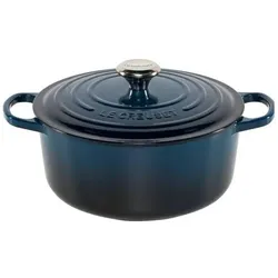 Le Creuset Cocotte Round Evo 26cm Nuit, Pfanne + Kochtopf, Blau, Schwarz