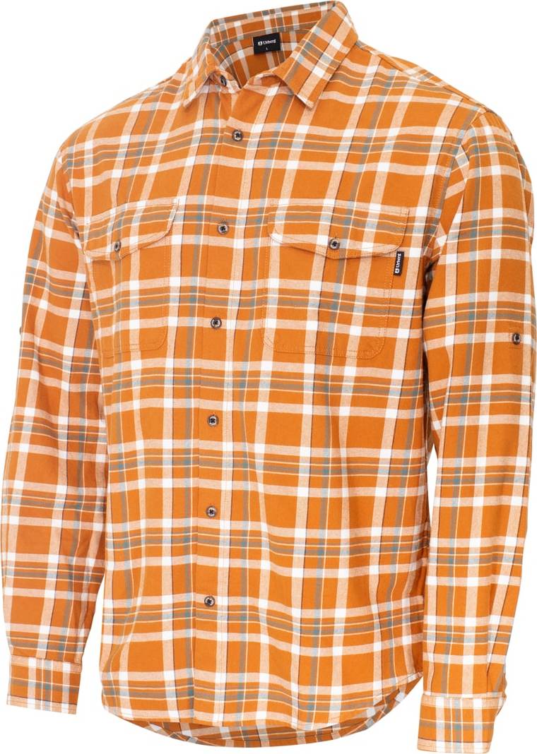 Urberg Men's Trollstein LS Flannel Shirt Glazed Ginger Glazed Ginger M