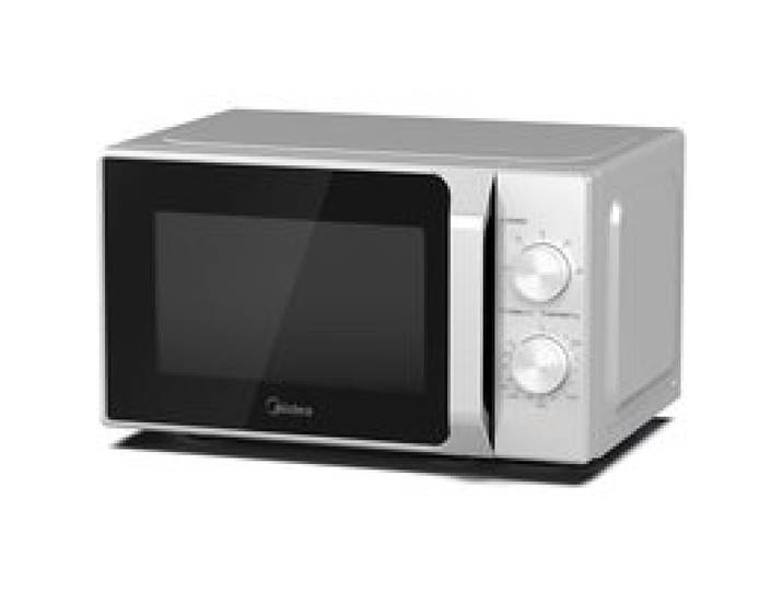 Micro-ondes compact gris - Midea - 20 l - Commande mécanique - Revêtement intérieur en émail