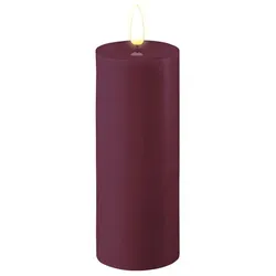 Stumpenkerze LED Violett 5 x 12,5cm