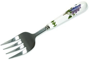Portmeirion Botanic Garden Serving Fork - Silver and Botanic Garden Design - 9 in
