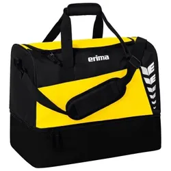Erima Six Wings Sporttasche mit Bodenfach - gelb/schwarz - S