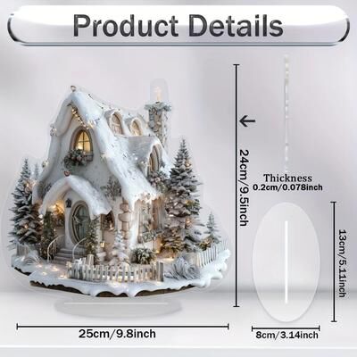 Uplift Treasures Bohemian Christmas Desktop Decoration Gift Ornament 1pcb